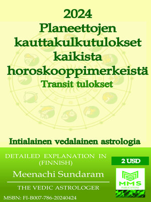 cover image of Vuoden 2024 planeettojen kauttakulkutulokset kaikista horoskooppimerkeistä (Finnish)